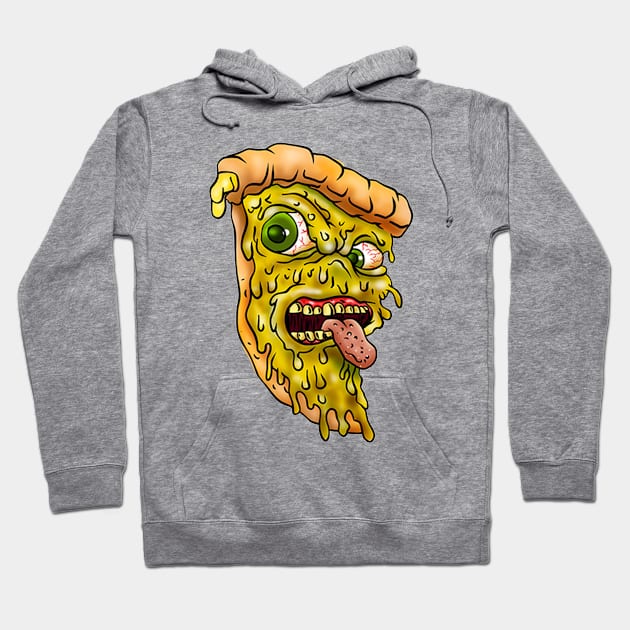 Scary Pizza Hoodie by Mako Design 